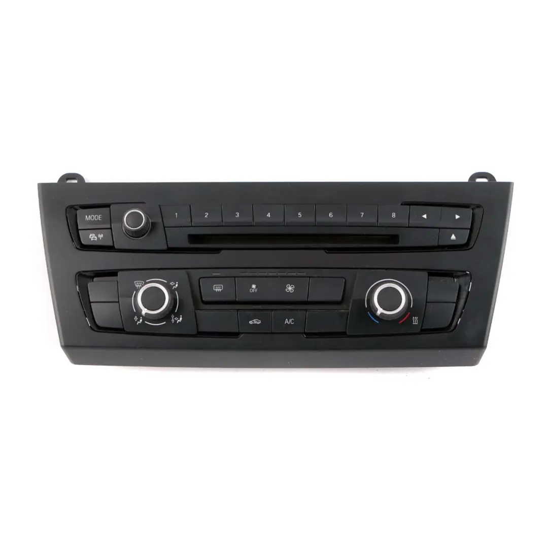 BMW 1 Series F20 F21 AC Air Conditioning Radio Audio FBM Control Unit Panel - SKU 9287334-1 - Part number 9287334