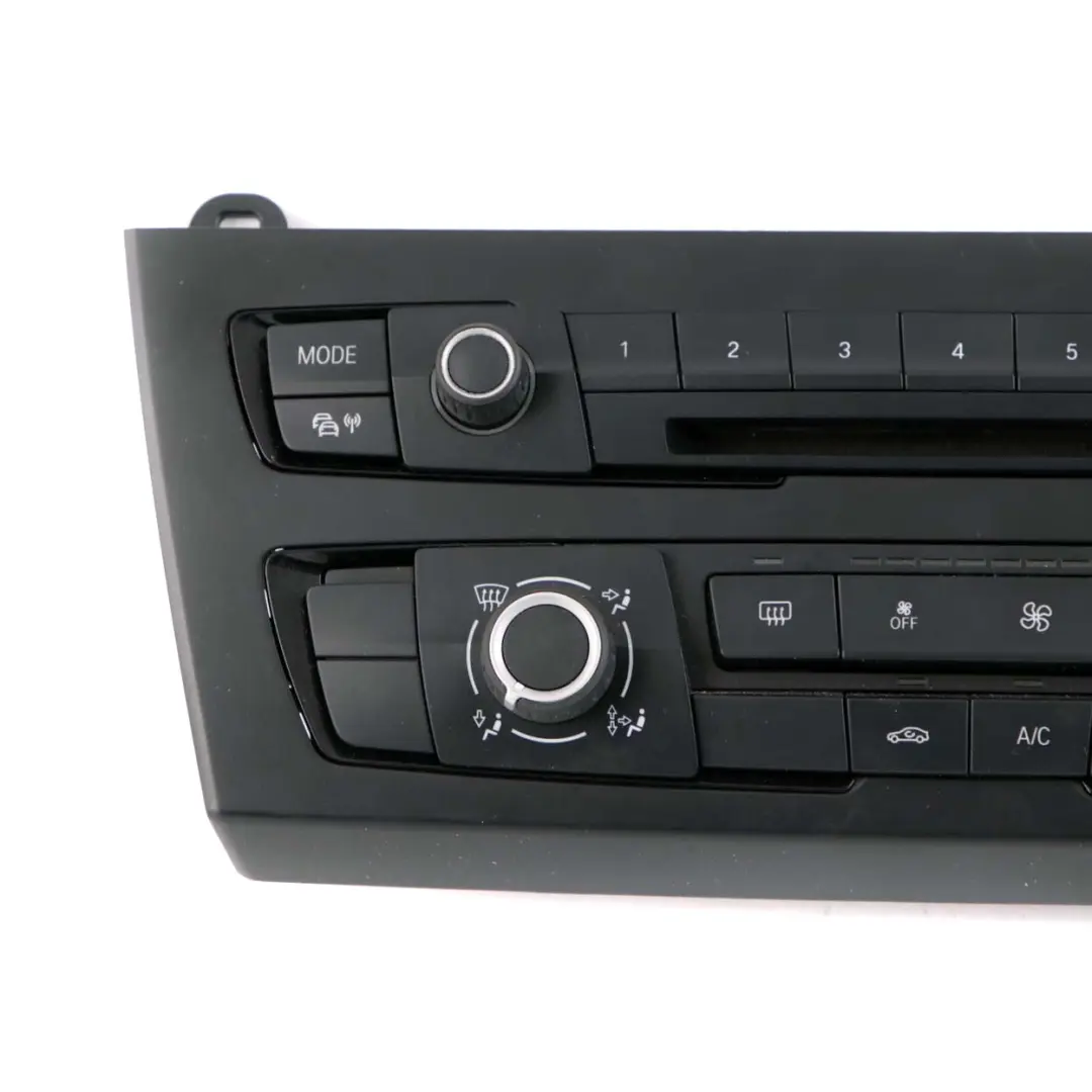 BMW 1 Series F20 F21 AC Air Conditioning Radio Audio FBM Control Unit Panel - SKU 9287334-1 - Part number 9287334