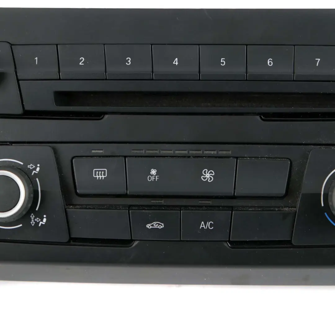 BMW 1 Series F20 F21 AC Air Conditioning Radio Audio FBM Control Unit Panel - SKU 9287334-1 - Part number 9287334