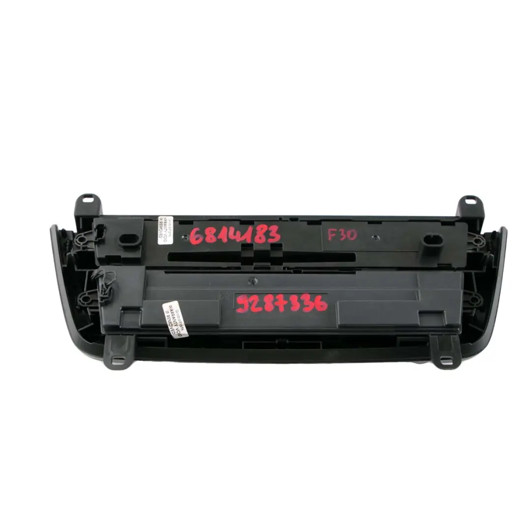  Control Panel BMW F30 F31 AC Air Conditioning Radio Audio FBM Unit - SKU 9287336-2 - Part number 9287336