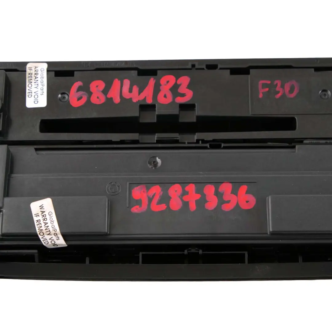  Control Panel BMW F30 F31 AC Air Conditioning Radio Audio FBM Unit - SKU 9287336-2 - Part number 9287336