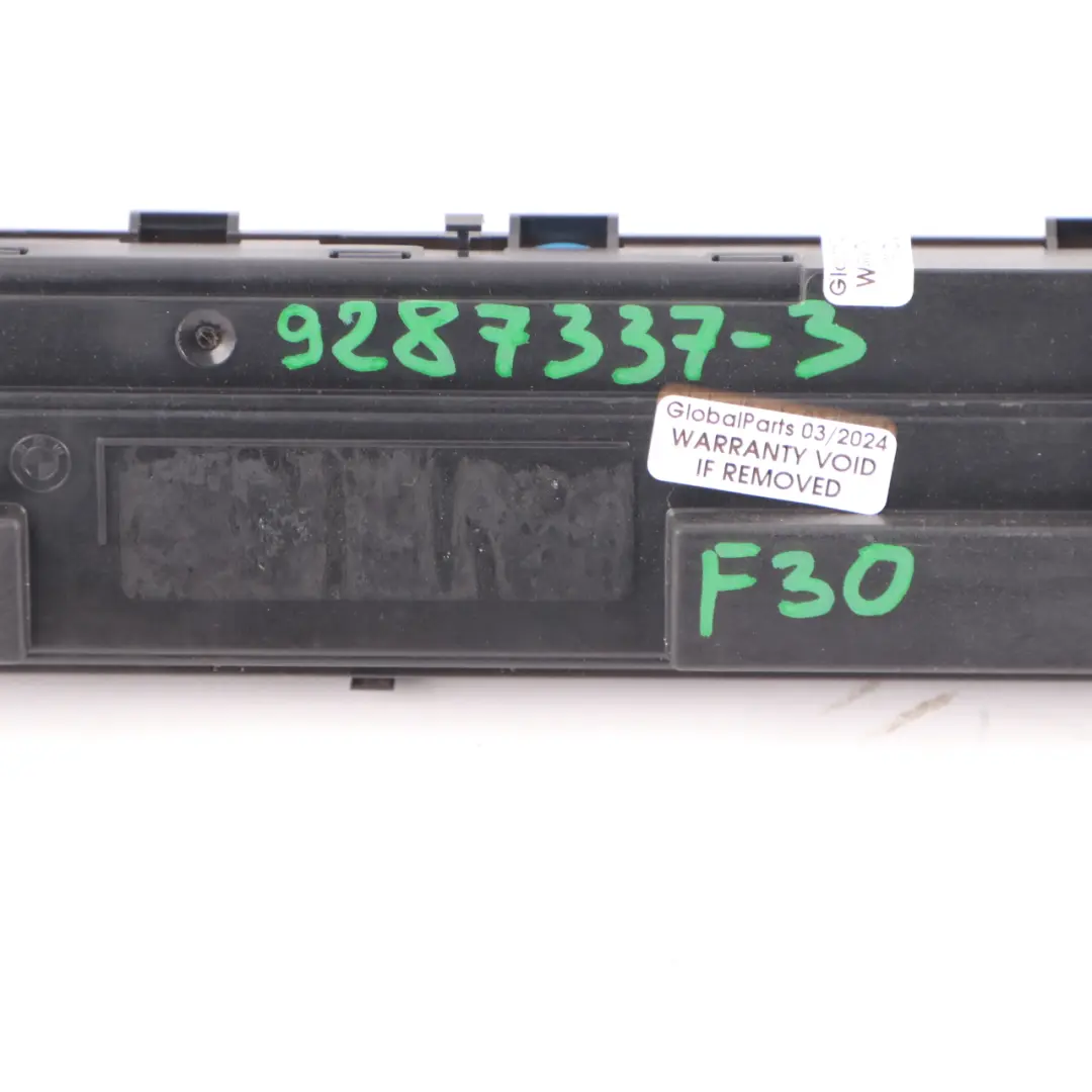 Air Conditioning Panel BMW F20 F30 F31 A/C Heater Climate Control Unit - SKU 9287337-3 - Part number 9287337