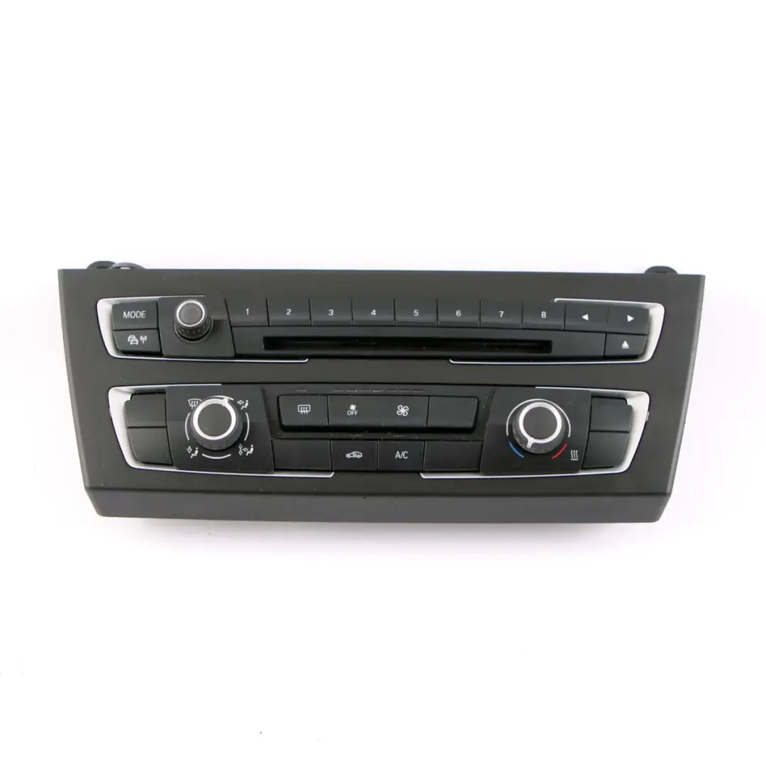  Control Panel BMW F20 F21 AC Air Conditioning Radio Audio FBM Unit Module Chrome - SKU 9287338-3 - Part number 9287338
