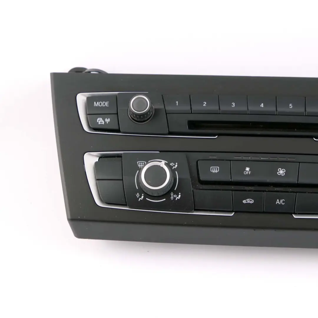  Control Panel BMW F20 F21 AC Air Conditioning Radio Audio FBM Unit Module Chrome - SKU 9287338-3 - Part number 9287338