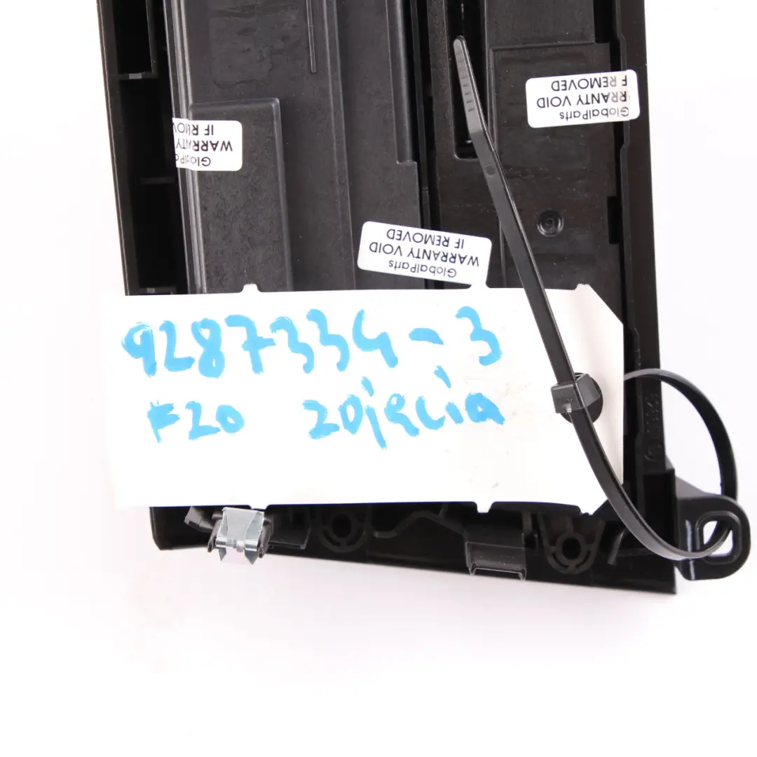  Control Panel BMW F20 F21 AC Air Conditioning Radio Audio FBM Unit Module Chrome - SKU 9287338-3 - Part number 9287338