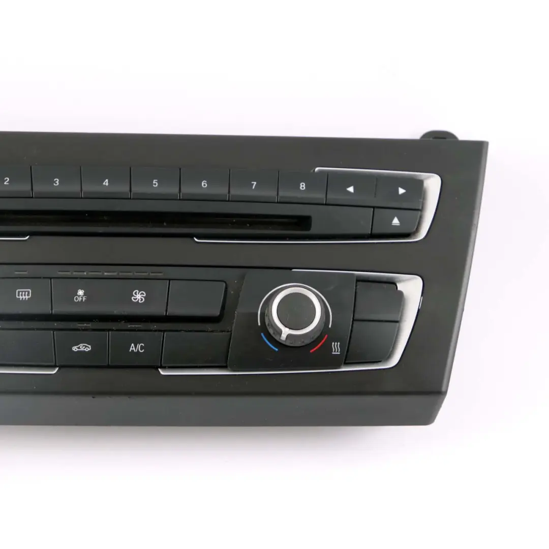  Control Panel BMW F20 F21 AC Air Conditioning Radio Audio FBM Unit Module Chrome - SKU 9287338-3 - Part number 9287338