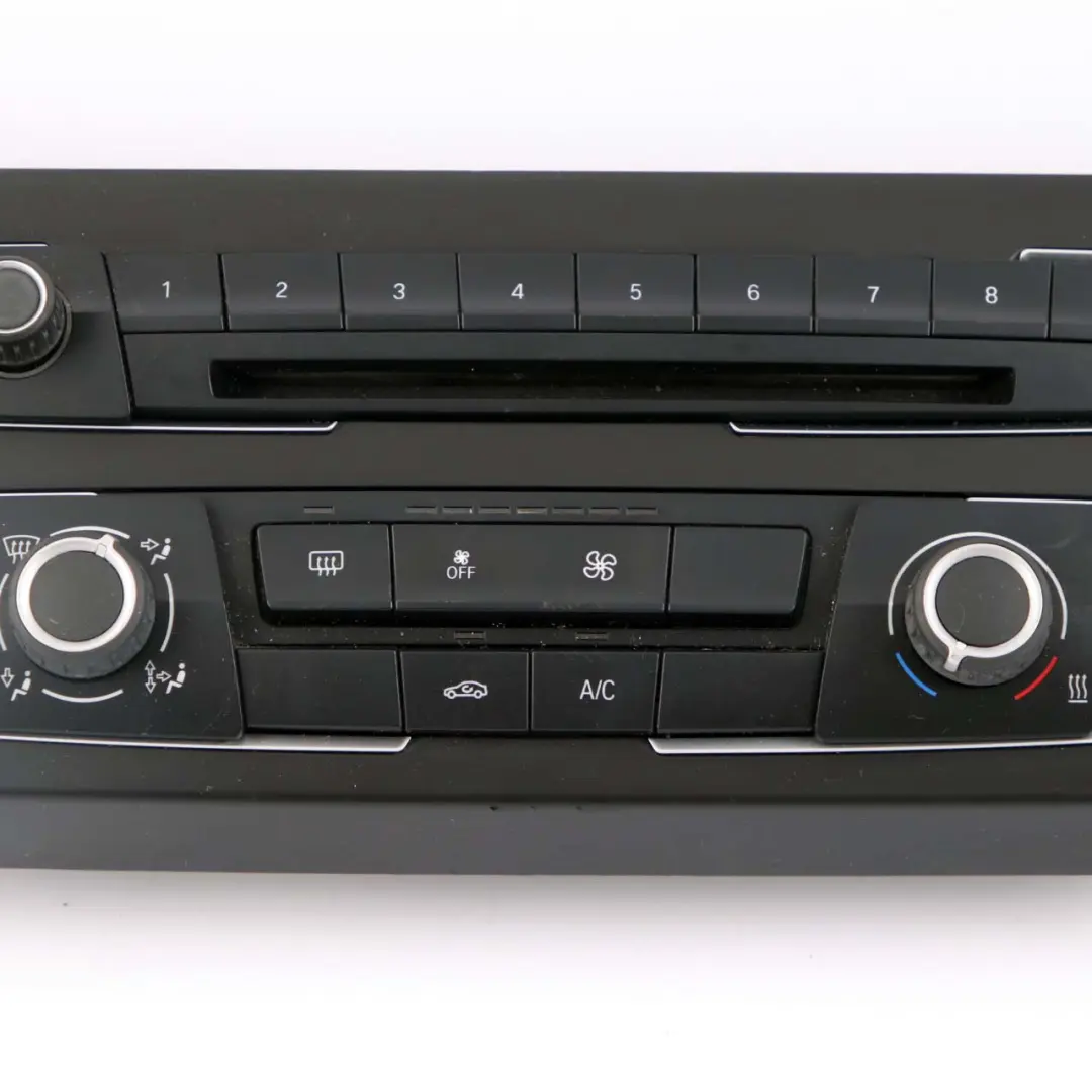  Control Panel BMW F20 F21 AC Air Conditioning Radio Audio FBM Unit Module Chrome - SKU 9287338-3 - Part number 9287338