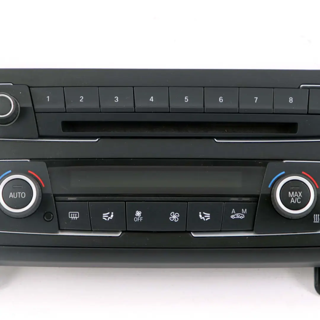  Panel Control BMW F30 F31 Aire Acondicionado Radio Audio FBM Unidad Módulo Cromo - SKU 9287340-2 - Número de pieza 9287340