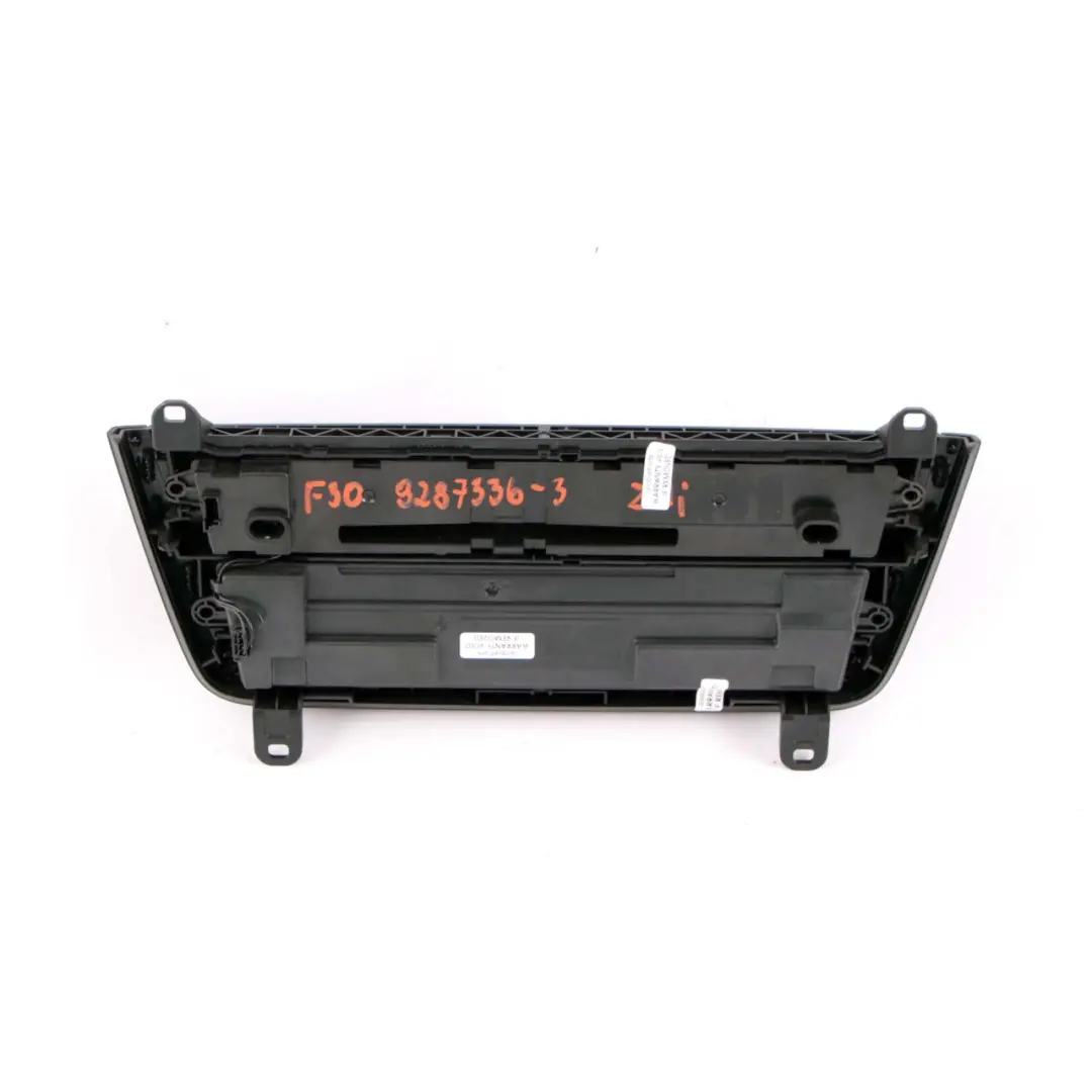  Panel Control BMW F30 F31 Aire Acondicionado Radio Audio FBM Unidad Módulo Cromo - SKU 9287340-2 - Número de pieza 9287340