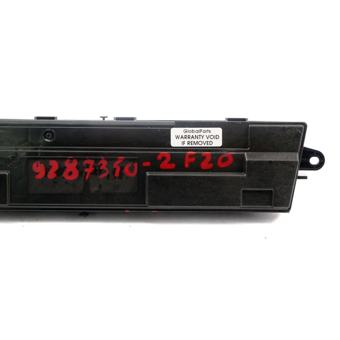 BMW F20 F22 F30 F31 Automatic Air Conditioning A/C Dashboard Control Unit Panel - SKU 9287340-3 - Part number 9287340
