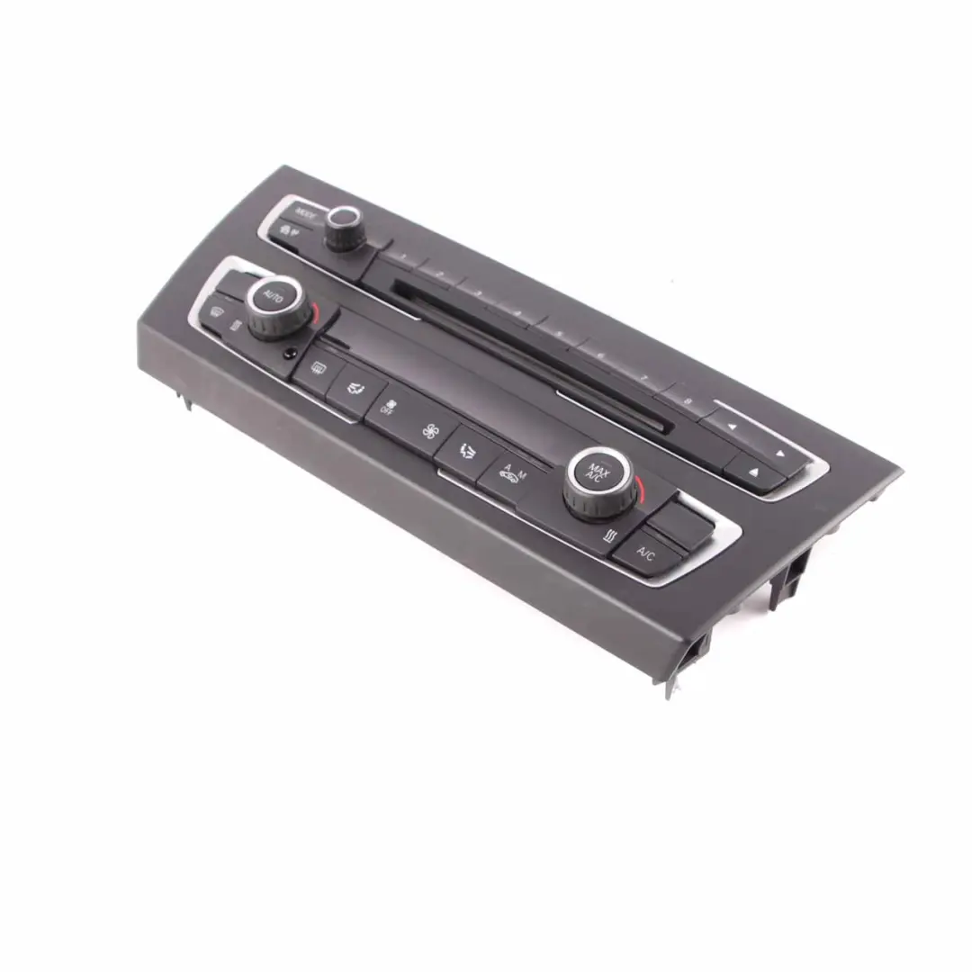  Control Panel BMW F30 F31 AC Air Conditioning Radio Audio FBM Unit Module Chrome - SKU 9287340-4 - Part number 9287340