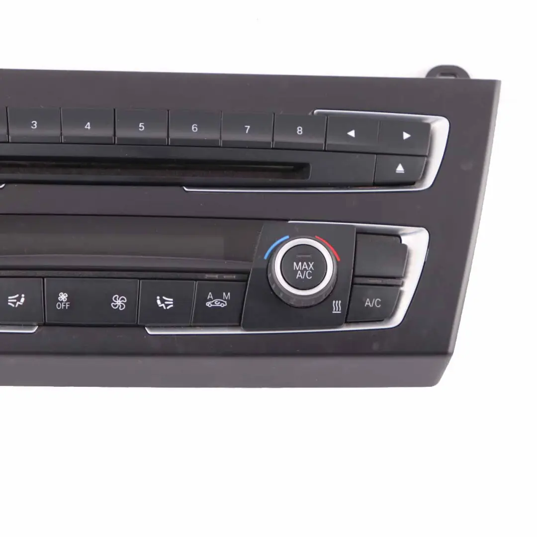BMW F30 F31 Panneau Contrôle A/C Climatisation Radio Audio Module FBM Chromé - SKU 9287340-4 - Numéro de pièce 9287340