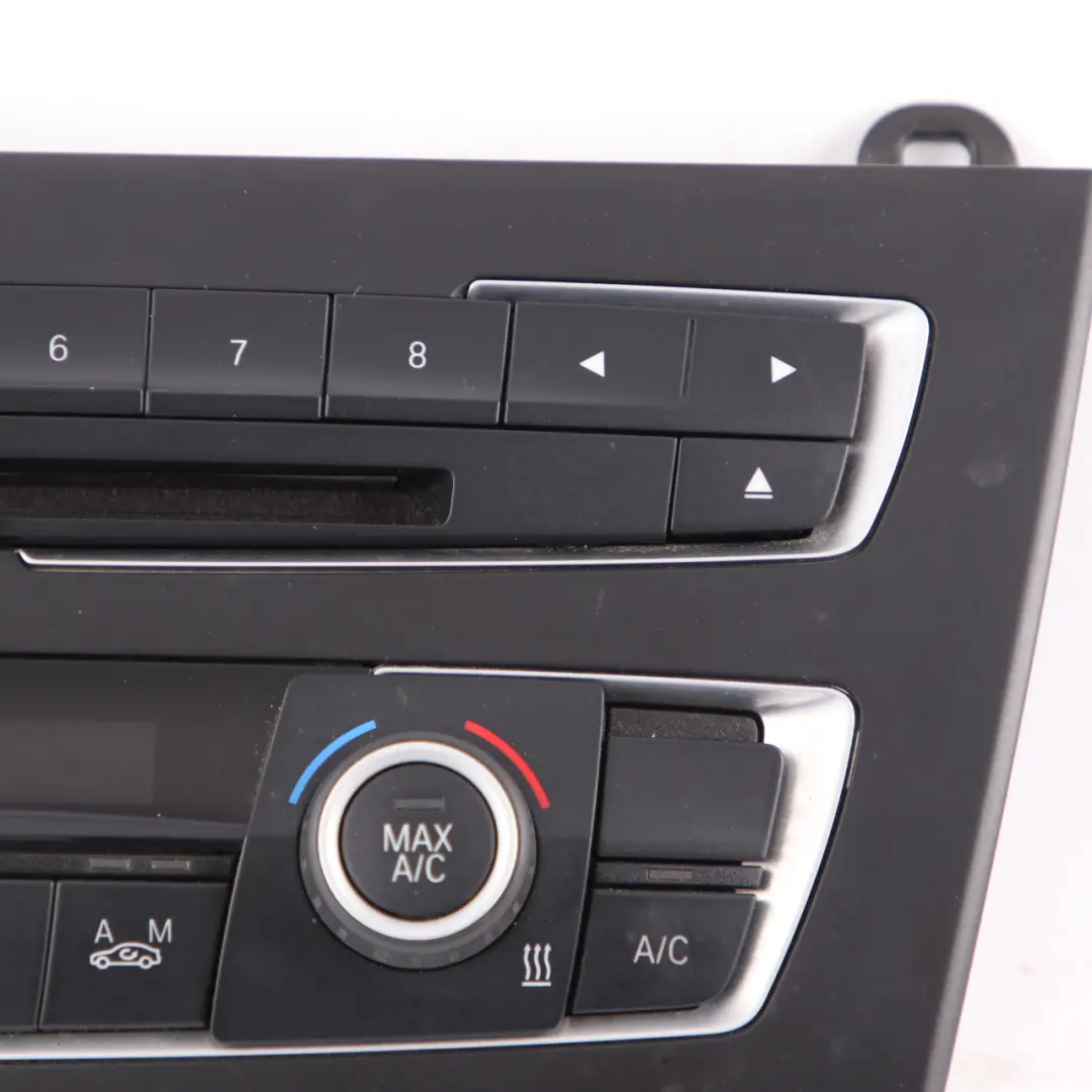 BMW F30 F31 Panel De Control A/C Aire Acondicionado Radio Audio FBM Módulo Cromo - SKU 9287340-4 - Número de pieza 9287340
