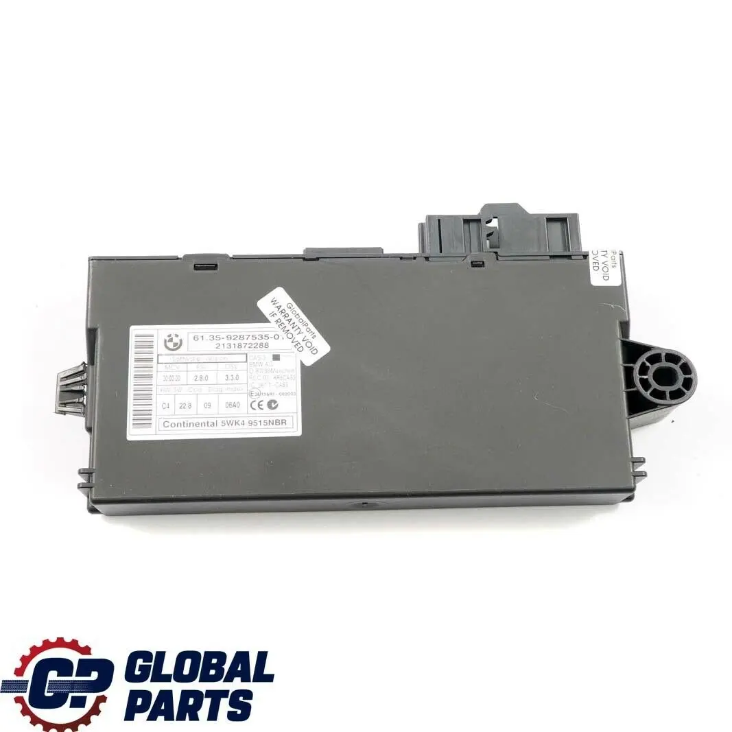 CAS 3 ECU Unidad De Control Modulo De Lectura De Llaves para BMW E60 E87 E90 con número de pieza 9287535 BMW E60 E87 E90 CAS 3 ECU Unidad De Control Modulo De Lectura De Llaves - SKU 9287535 - Número de pieza 9287535