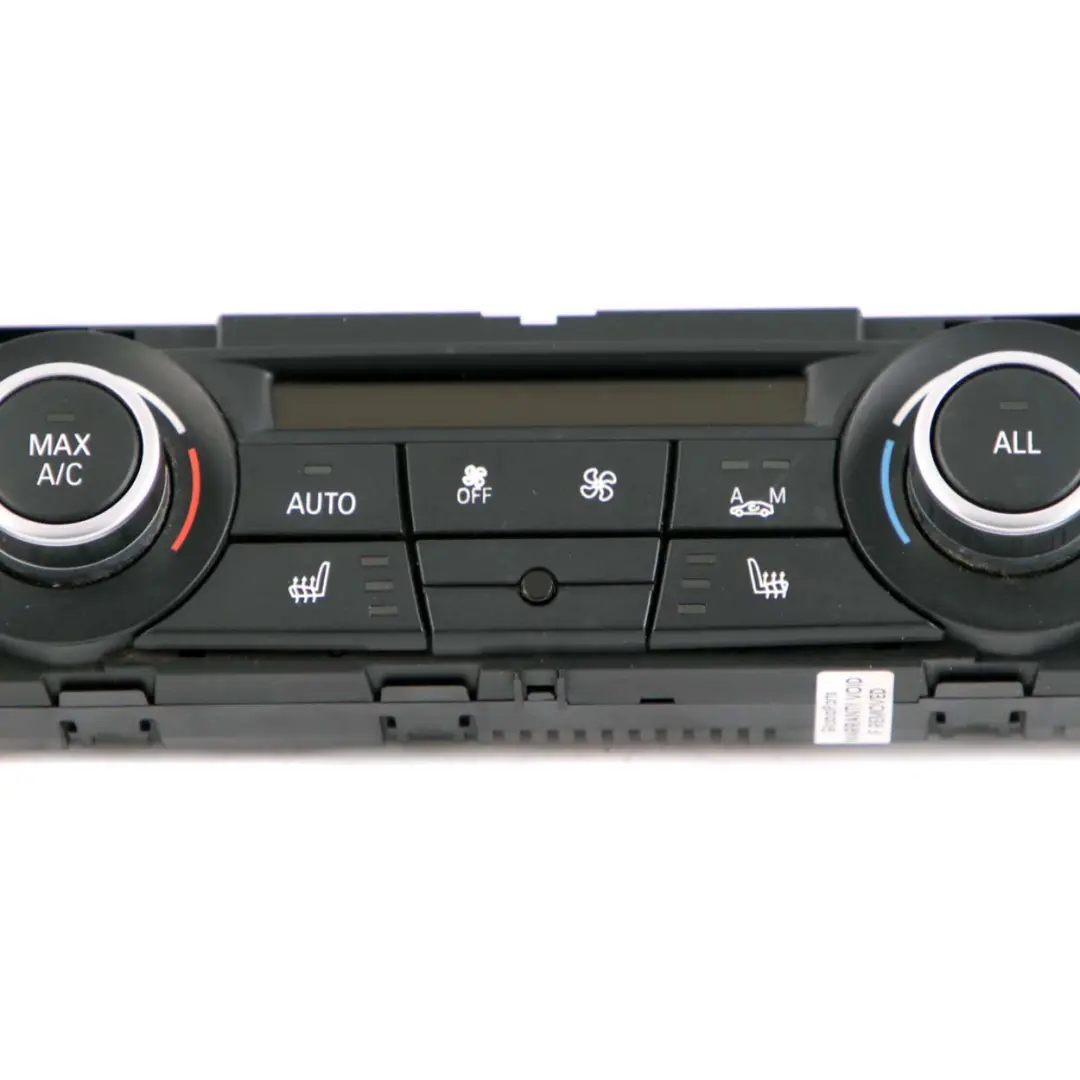 A/C Klima Automatik Bedien Feld Schalter 9250393 für BMW E81 E87 E90 E91 mit Teilenummer 9287624 BMW E81 E87 E90 E91 A/C Klima Automatik Bedien Feld Schalter 9250393 - SKU 9287624 - Teilenummer 9287624