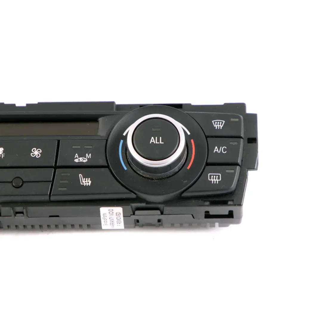 BMW E81 E87 E90 E91 Panel Sterowania Klimatyzacji Automatycznej 9250393 - SKU 9287624 - Numer Części 9287624