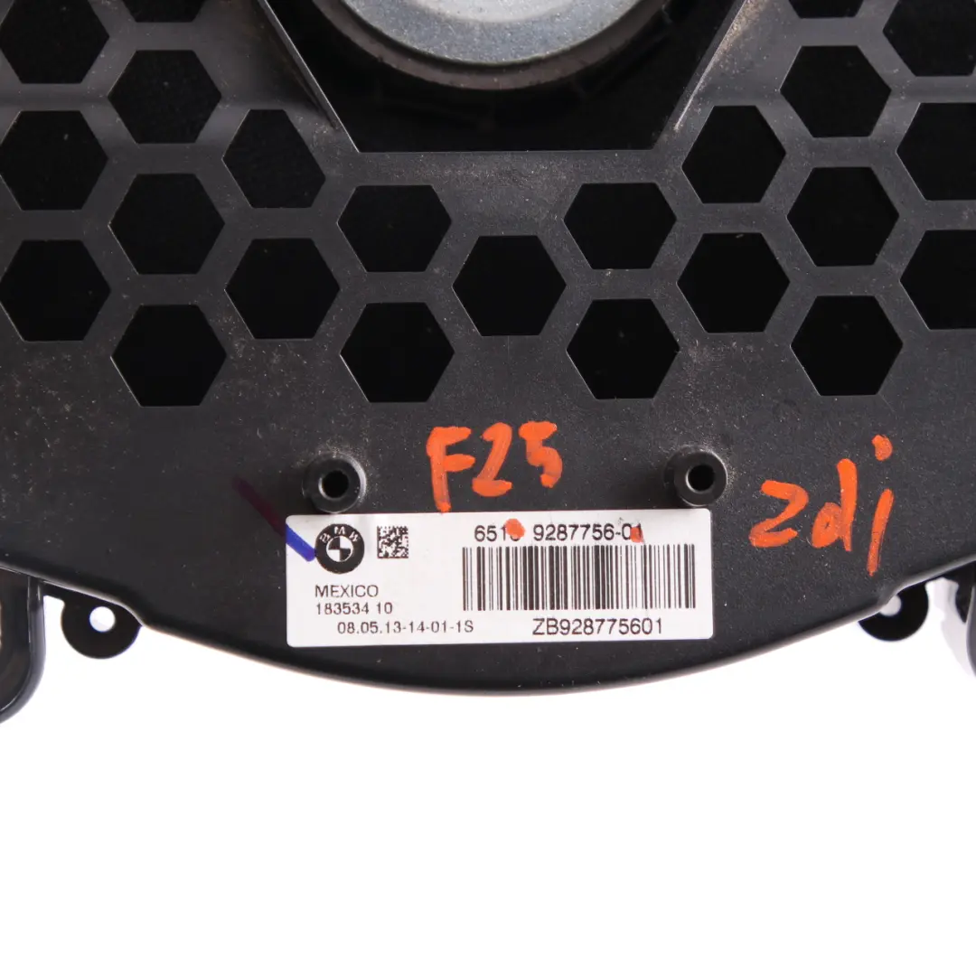 Altoparlante centrale BMW F25 F15 Woofer centrale Altoparlante audio per con numero di parte 9287756 Altoparlante centrale BMW F25 F15 Woofer centrale Altoparlante audio - SKU 9287756 - Numero di parte 9287756
