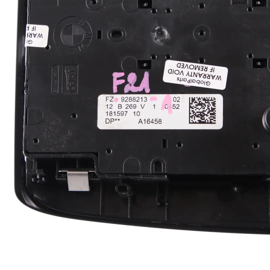  Interrupteur Intérieur De Toit BMW F20 F21 F30 Panneau De Fonction Noir - SKU 9288213-3 - Numéro de pièce 9288213
