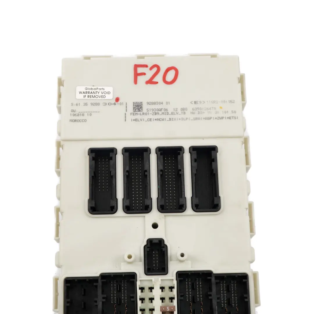 BMW 1 2 3 4 er F20 F21 F22 F30 F31 F32 F36 Steuergerät ECU FEM Modul - SKU 9288304 - Teilenummer 9288304