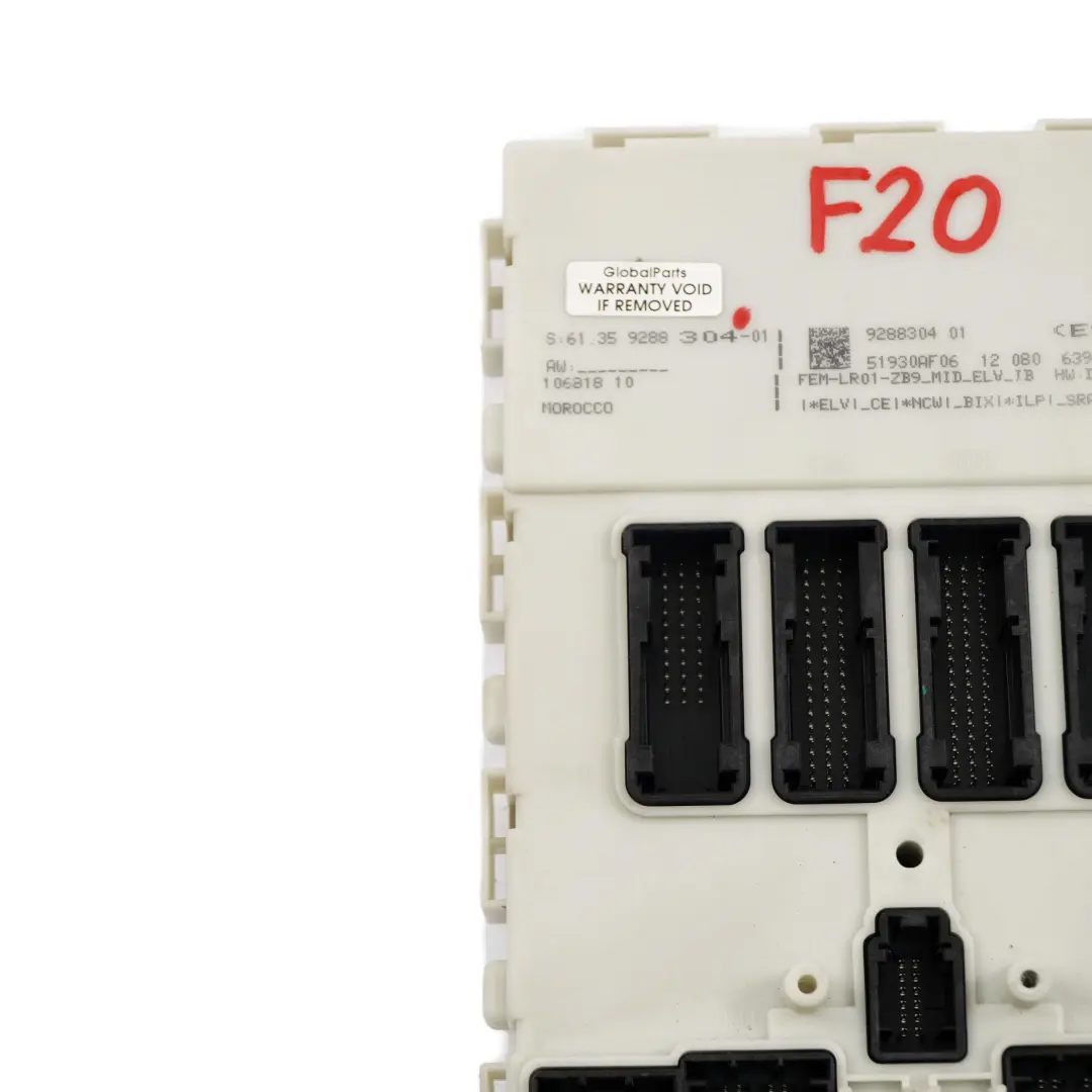 BMW 1 2 3 4 er F20 F21 F22 F30 F31 F32 F36 Steuergerät ECU FEM Modul - SKU 9288304 - Teilenummer 9288304
