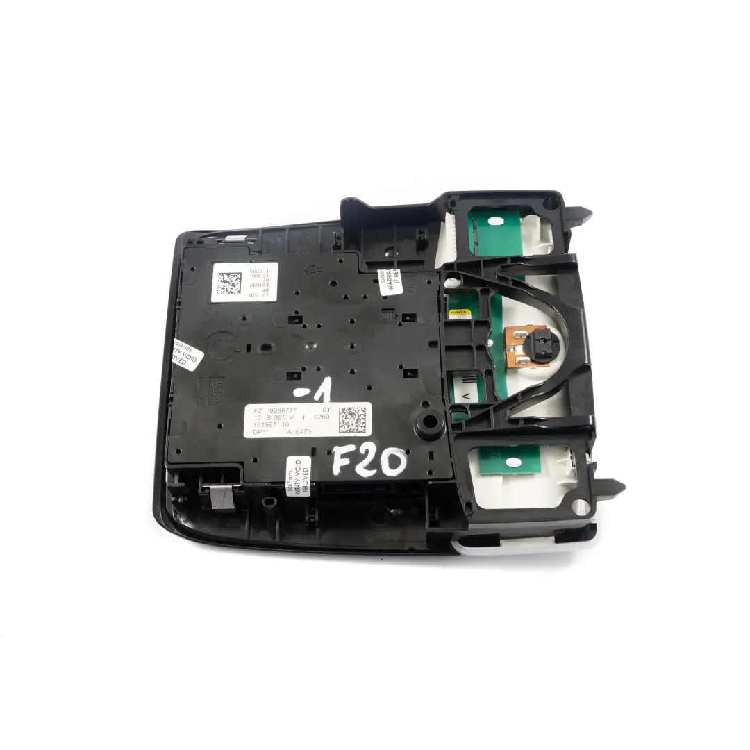 Roof Interior Centre Function Light Switch Black to BMW F20 F21 F30 F31 1 with Part number 9288777 BMW F20 F21 F30 F31 1 Roof Interior Centre Function Light Switch Black - SKU 9288777-1 - Part number 9288777