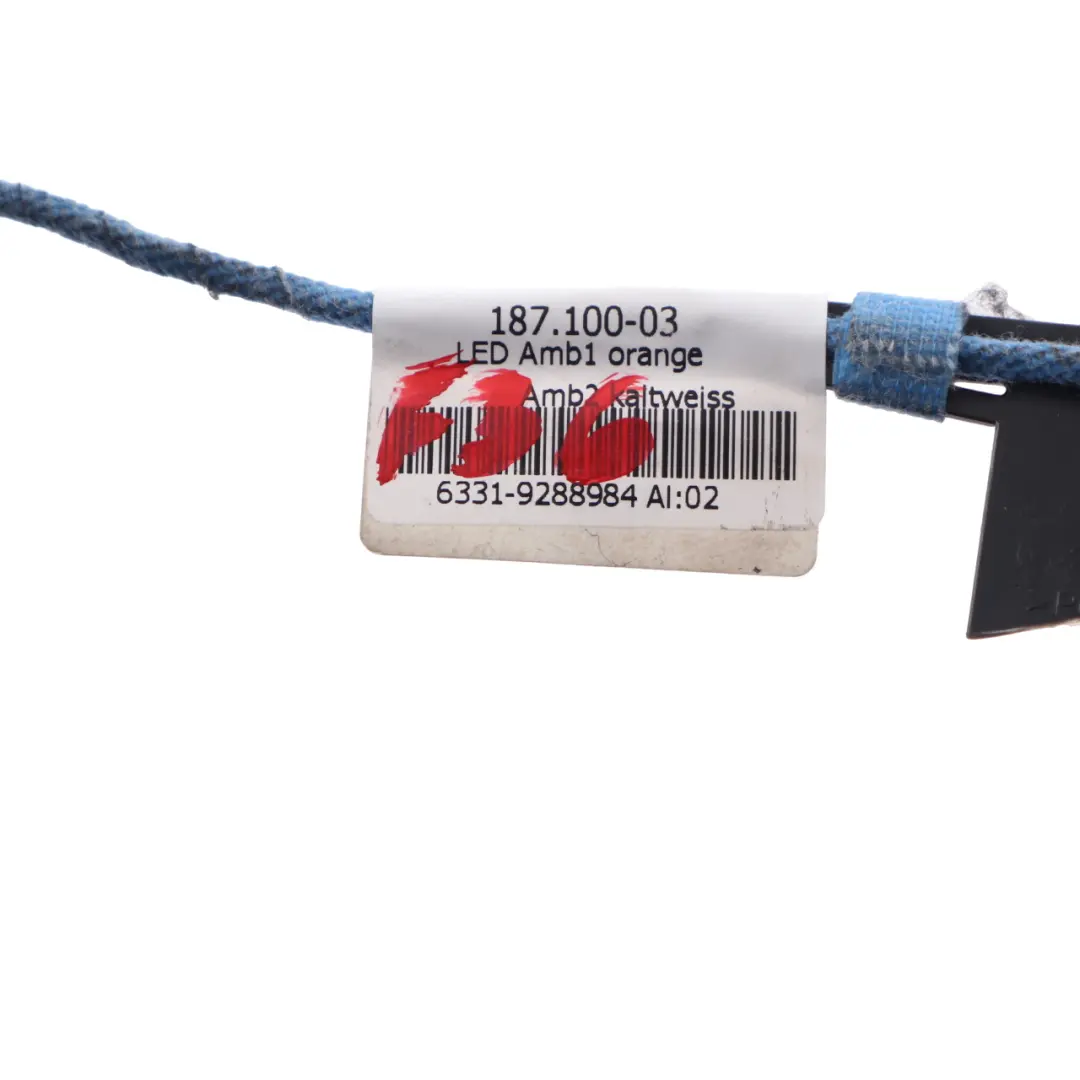 Pillar Led Module Interior Light Cable Wiring to BMW F36 B with Part number 9288984 BMW F36 B Pillar Led Module Interior Light Cable Wiring - SKU 9288984 - Part number 9288984