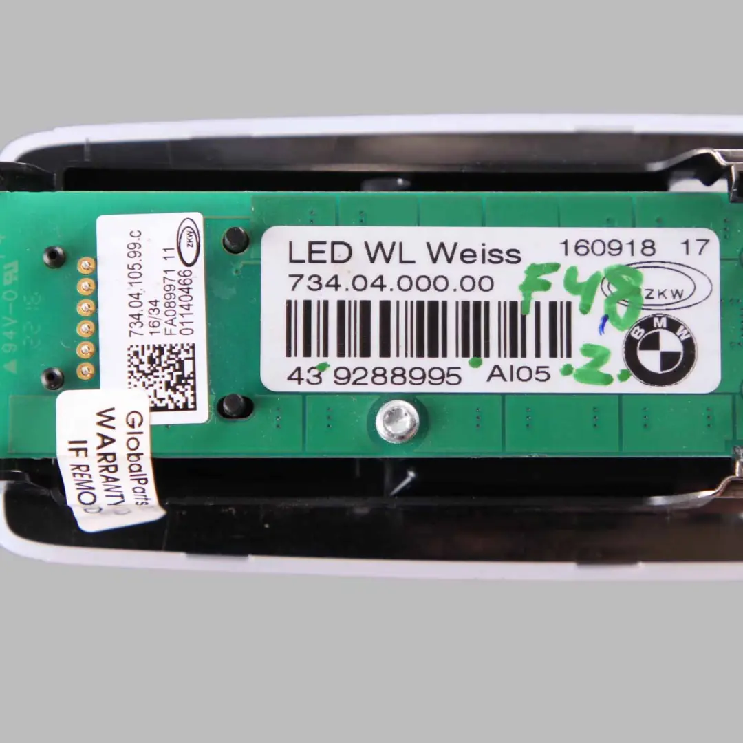 Rücklicht Innenleuchte LED Links Rechts für BMW X1 F48 X5 F15 mit Teilenummer 9288995 BMW X1 F48 X5 F15 Rücklicht Innenleuchte LED Links Rechts - SKU 9288995 - Teilenummer 9288995