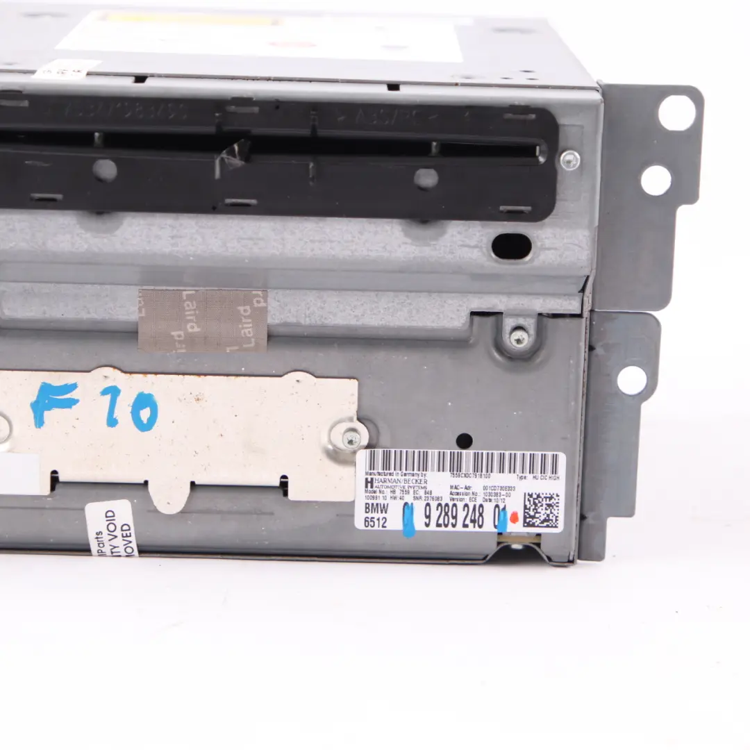 BMW F10 M5 F12 F13 M6 Radio Player CD Navigation ECE Navi Steuergerät - SKU 9289248 - Teilenummer 9289248