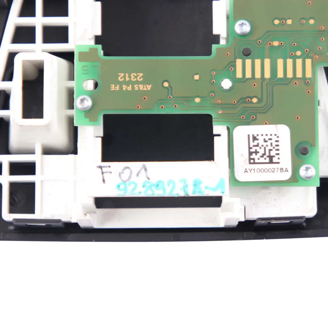 Switch Center Module Headliner Roof Control Unit to BMW F01 F02 F10 F11 LCI with Part number 9289278 BMW F01 F02 F10 F11 LCI Switch Center Module Headliner Roof Control Unit - SKU 9289278 - Part number 9289278