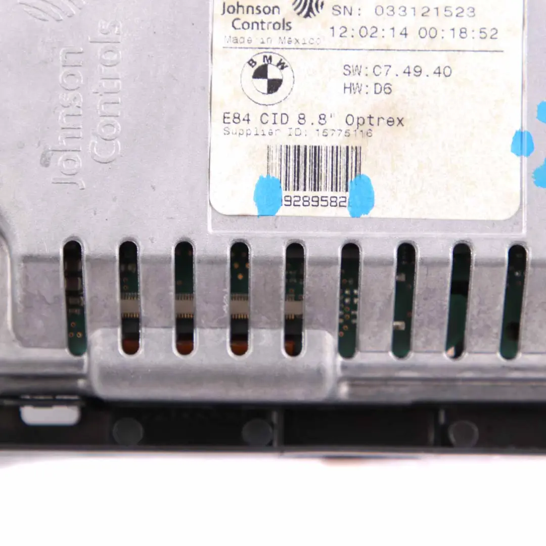 BMW X1 E84 Wyświetlacz Ekran Radio Nawigacja 8,8" - SKU 9289582 - Numer Części 9289582