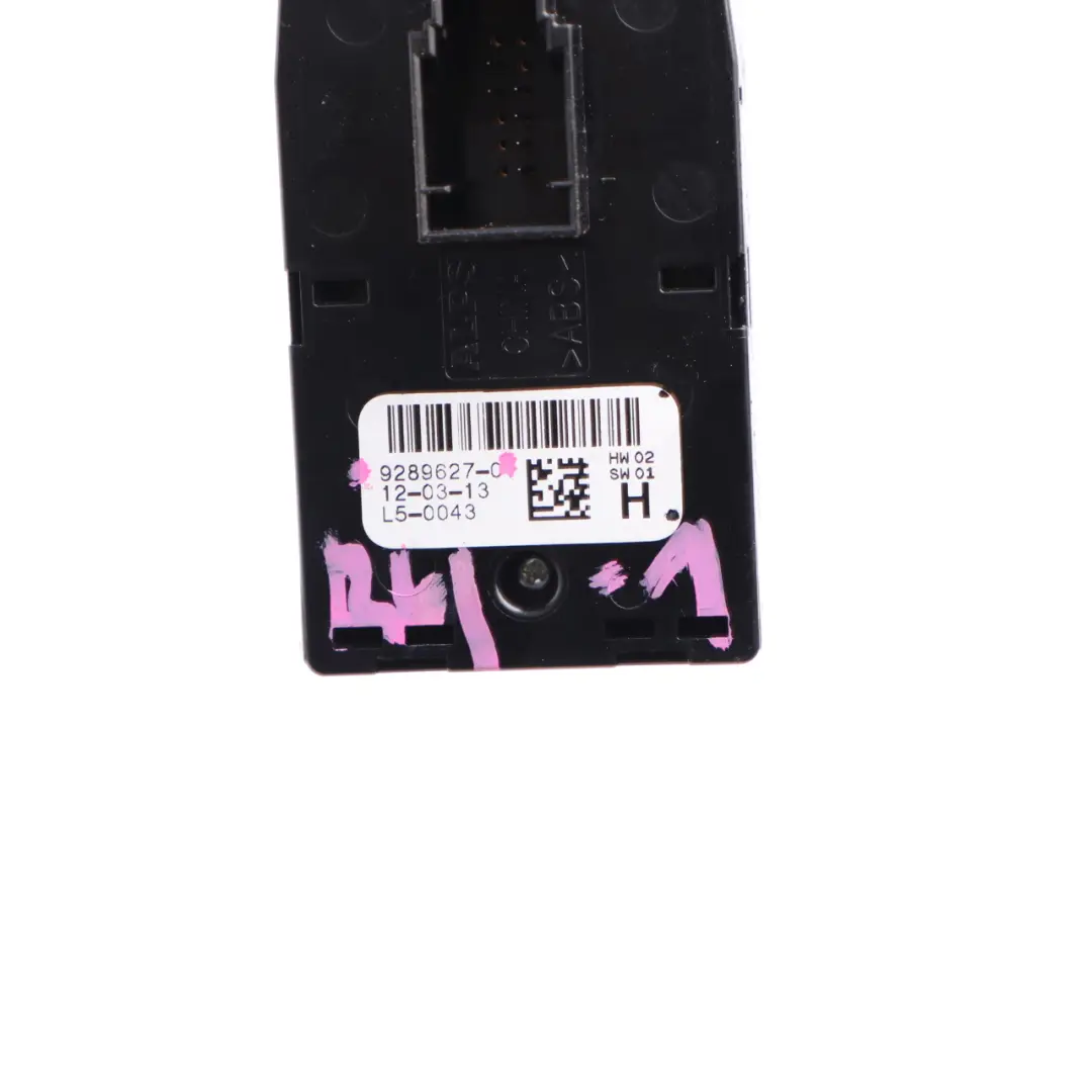 Window Lifter Switch Power Fold Control Driver's Side O/S to Mini F56 R61 with Part number 9289627 Mini F56 R61 Window Lifter Switch Power Fold Control Driver's Side O/S - SKU 9289627-1 - Part number 9289627