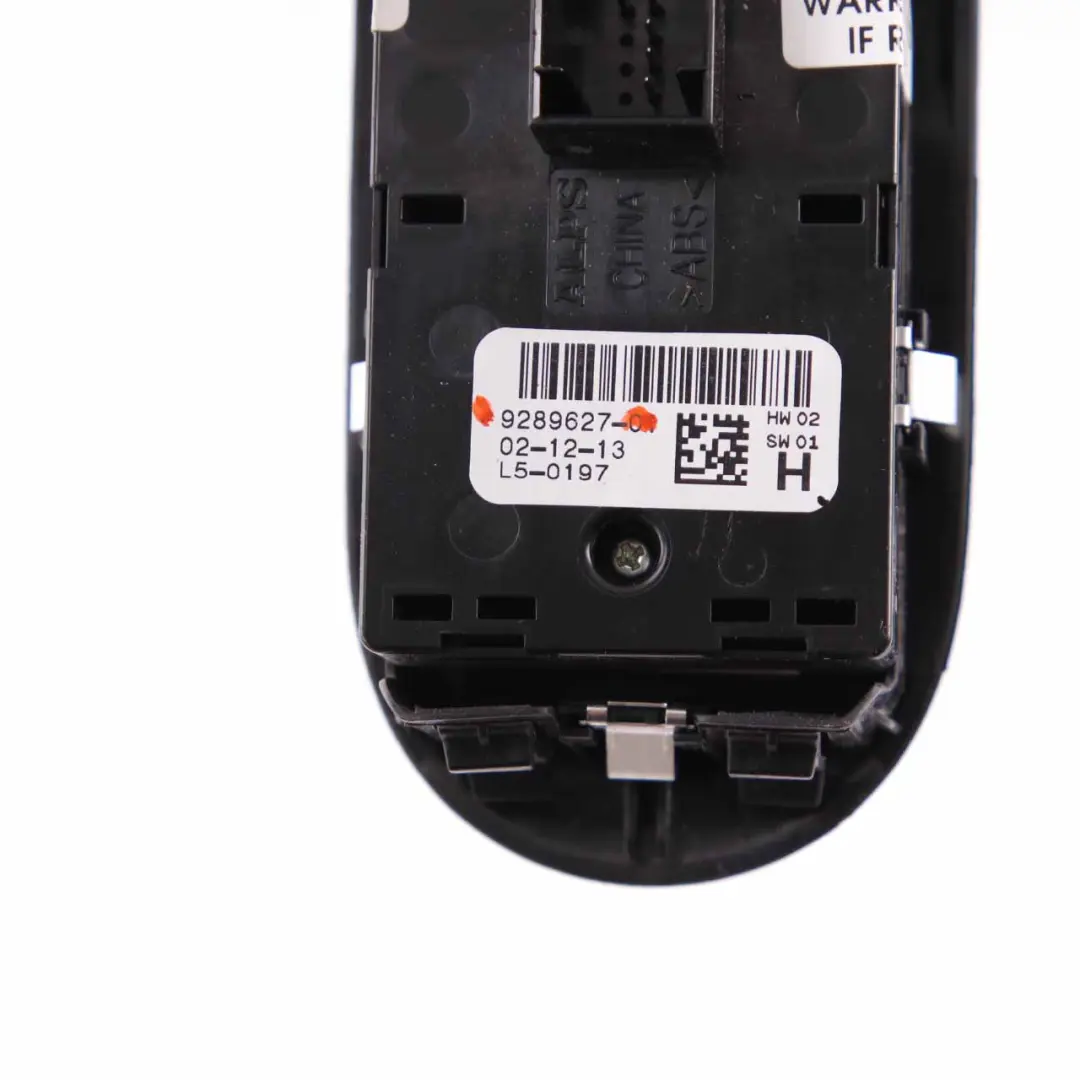 Switch Window Lifter Power Fold Control Driver's Side O/S Front to Mini F56 with Part number 9289627 Mini F56 Switch Window Lifter Power Fold Control Driver's Side O/S Front - SKU 9289627 - Part number 9289627