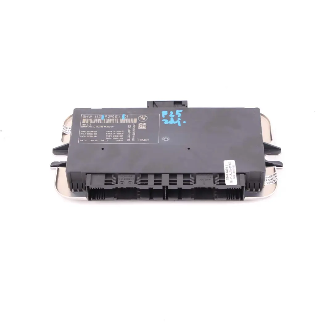 Lichtmodul Steuerung Fußraum ECU Einheit FRM3 für BMW X3 F25 mit Teilenummer 9290014 BMW X3 F25 Lichtmodul Steuerung Fußraum ECU Einheit FRM3 - SKU 9290014 - Teilenummer 9290014