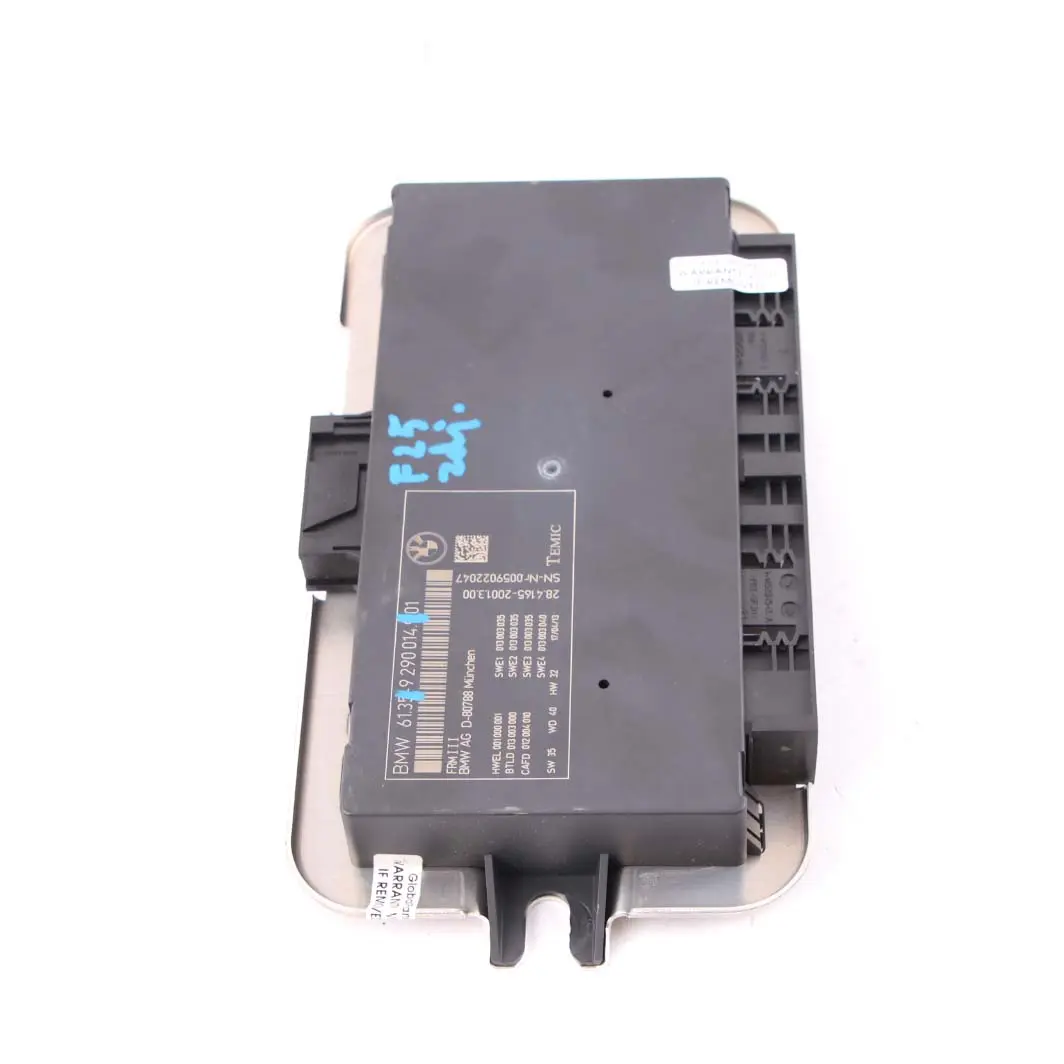 Module d'éclairage de contrôle de l'espace piéton ECU FRM3 pour BMW X3 F25 à propos du numéro de pièce 9290014 BMW X3 F25 Module d'éclairage de contrôle de l'espace piéton ECU FRM3 - SKU 9290014 - Numéro de pièce 9290014