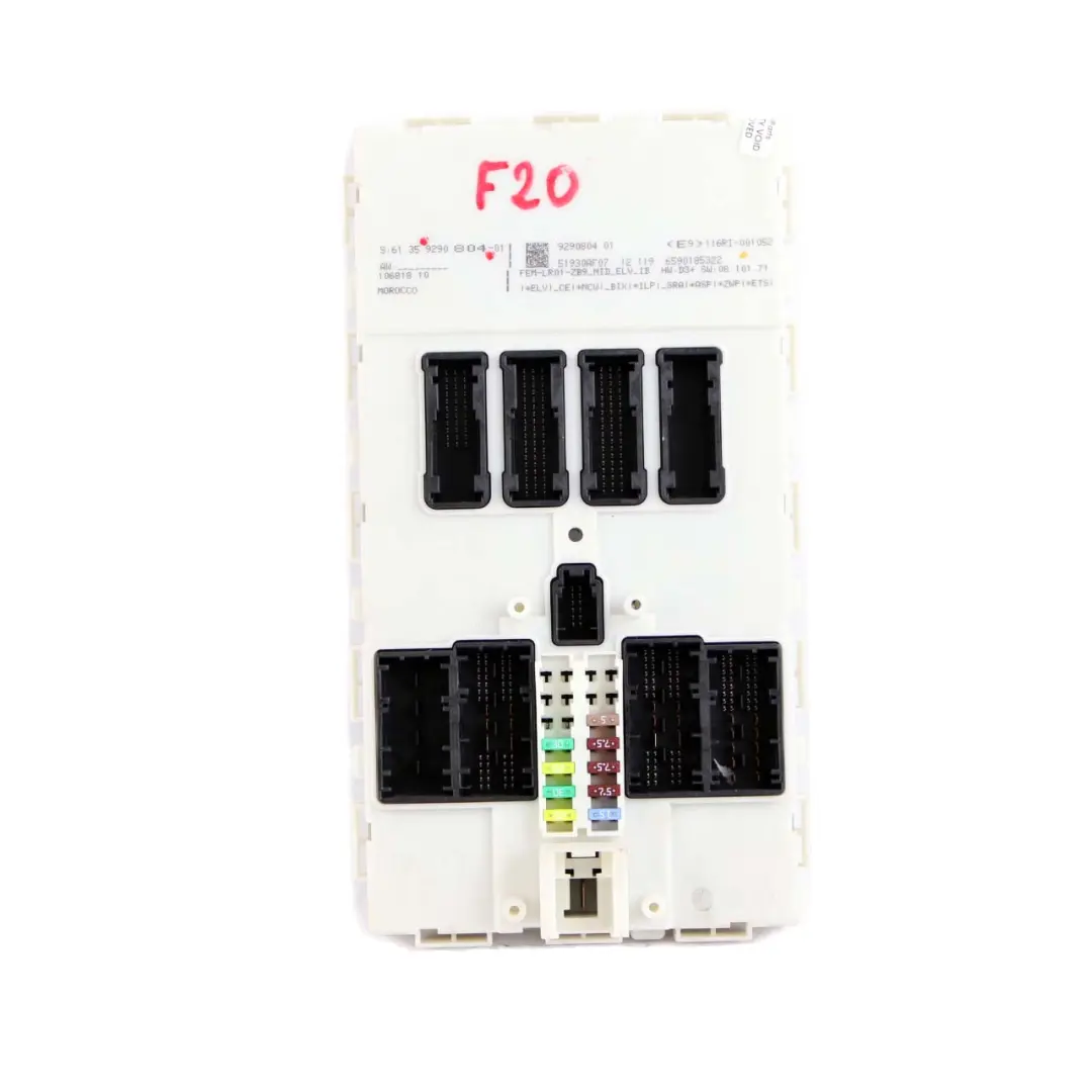 BMW F20 F22 F30 F32 Module ECU Control Unit FEM Fuse Box - SKU 9290804 - Part number 9290804