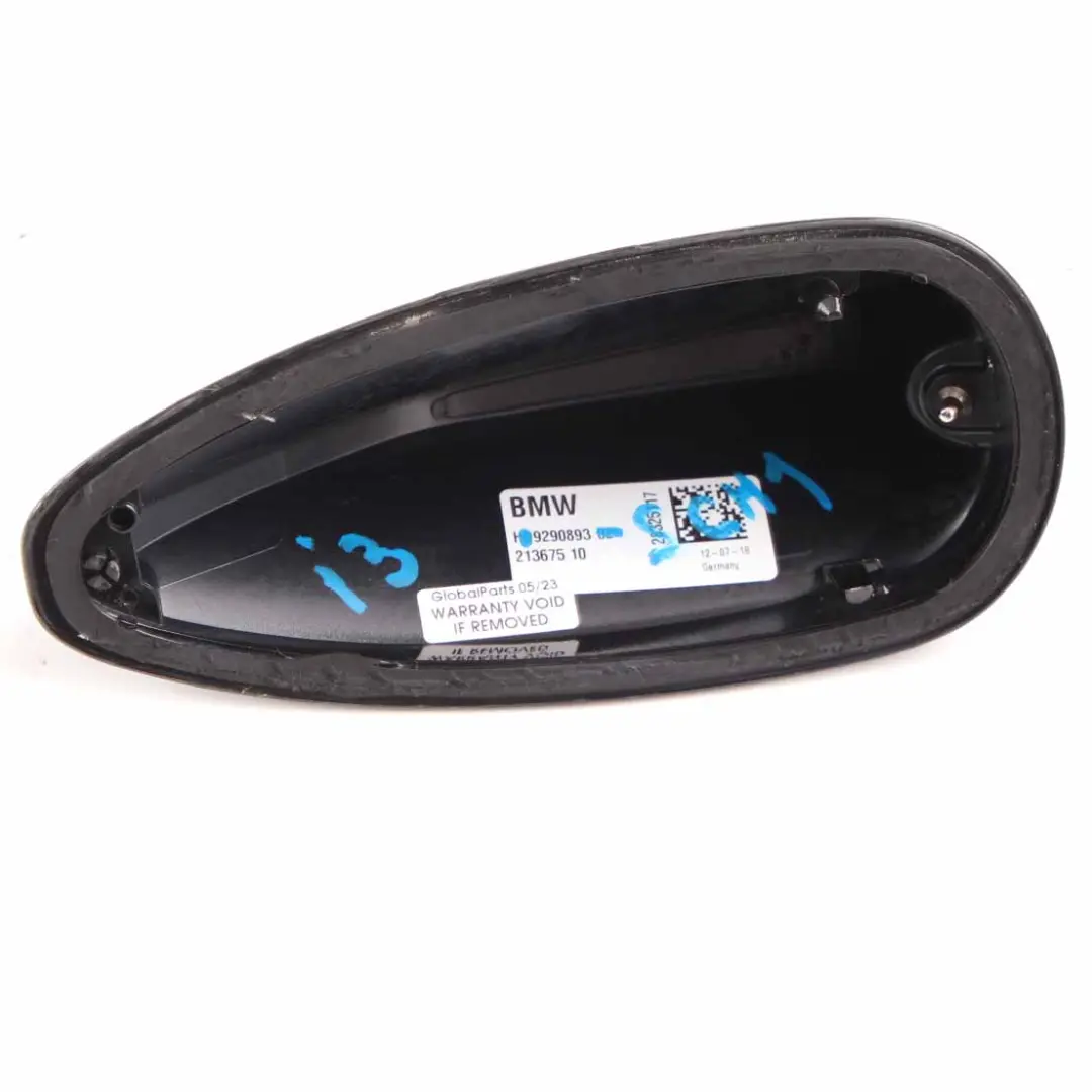 BMW i3 I01 Shark Antenna Aerial Roof Empty Housing Cover Black Schwarz 2 - 668 - SKU 9290893-SCH1 - Part number 9290893