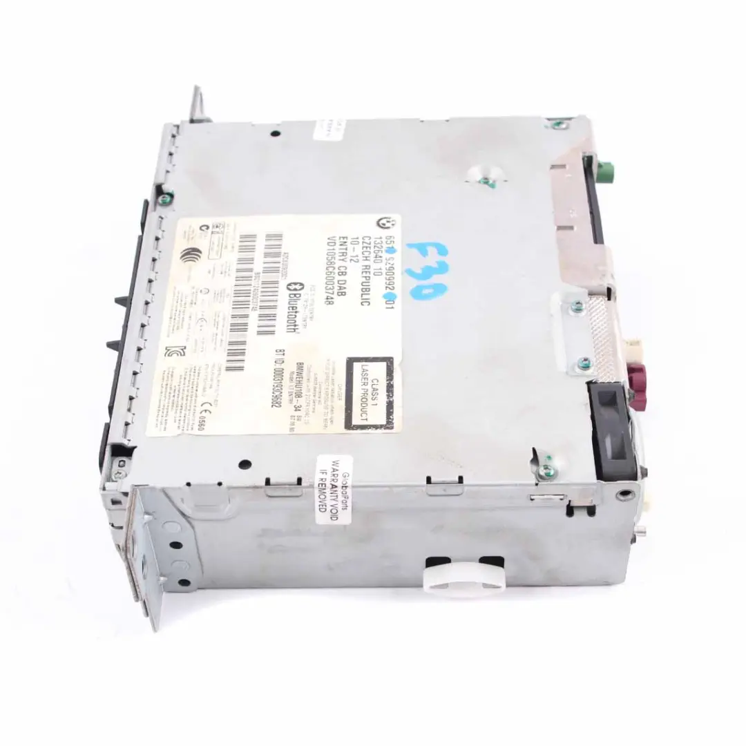 BMW F20 F21 F22 F30 F31 Lettore Radio CD Bluetooth Principale Controllo - SKU 9290992 - Numero di parte 9290992