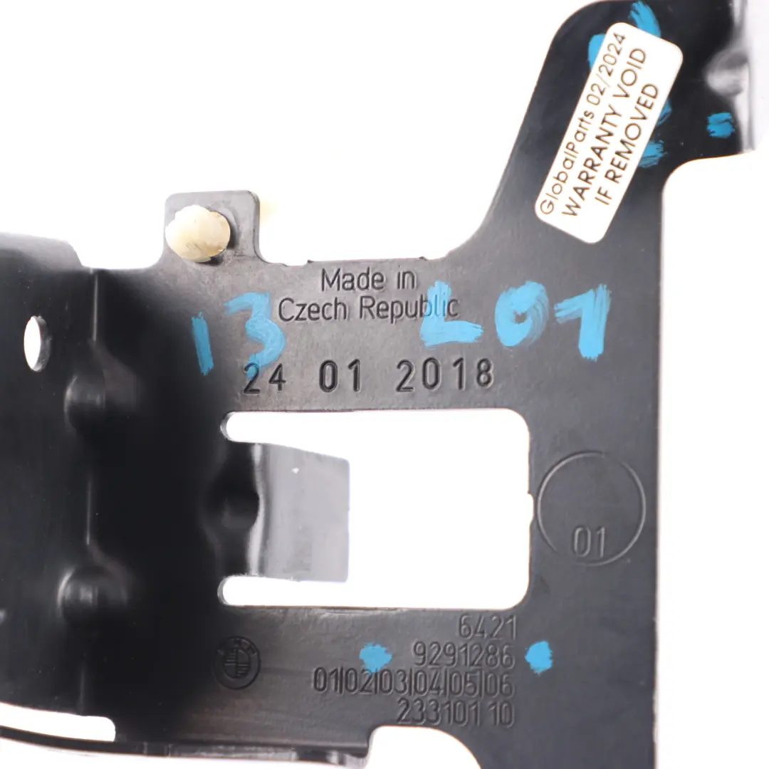 Coolant Expansion Tank Reservoir Holder Bracket Mount Plate to BMW i3 I01 with Part number 9291286 BMW i3 I01 Coolant Expansion Tank Reservoir Holder Bracket Mount Plate - SKU 9291286 - Part number 9291286