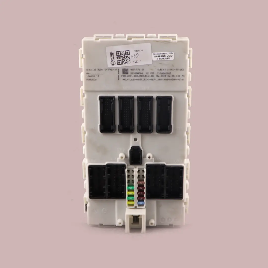 Body Control Module Unit FEM LR01 to BMW F20 F21 F22 F30 F31 F32 F36 with Part number 9291776 BMW F20 F21 F22 F30 F31 F32 F36 Body Control Module Unit FEM LR01 - SKU 9291776 - Part number 9291776