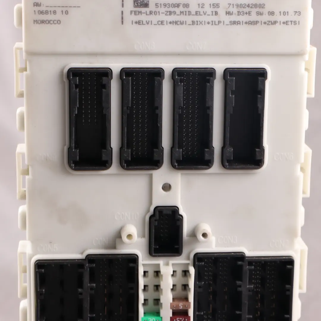 Body Control Module Unit FEM LR01 to BMW F20 F21 F22 F30 F31 F32 F36 with Part number 9291776 BMW F20 F21 F22 F30 F31 F32 F36 Body Control Module Unit FEM LR01 - SKU 9291776 - Part number 9291776