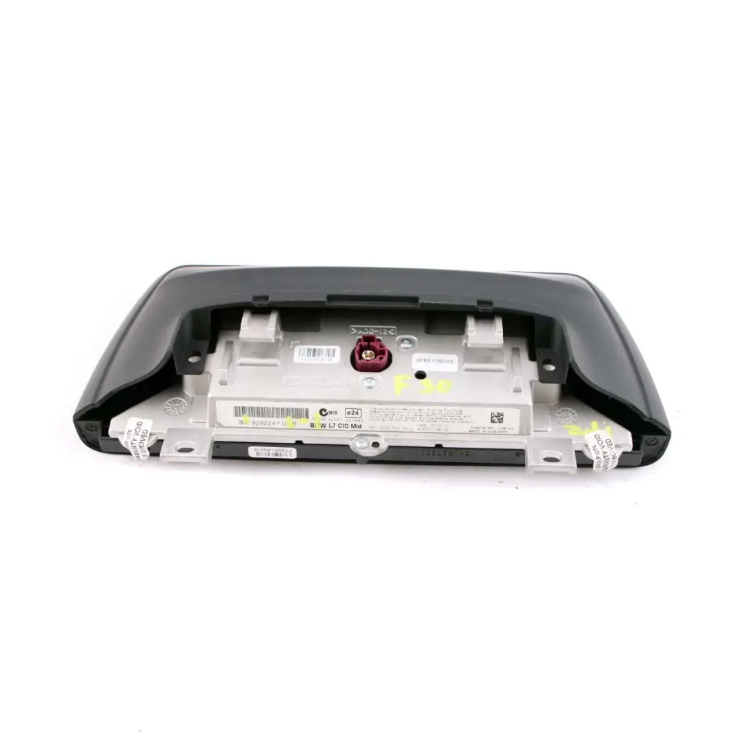 BMW F30 F31 F32 Ecran Central D'Information Tableau De Bord 6,5" Unité - SKU 9292247-1 - Numéro de pièce 9292247