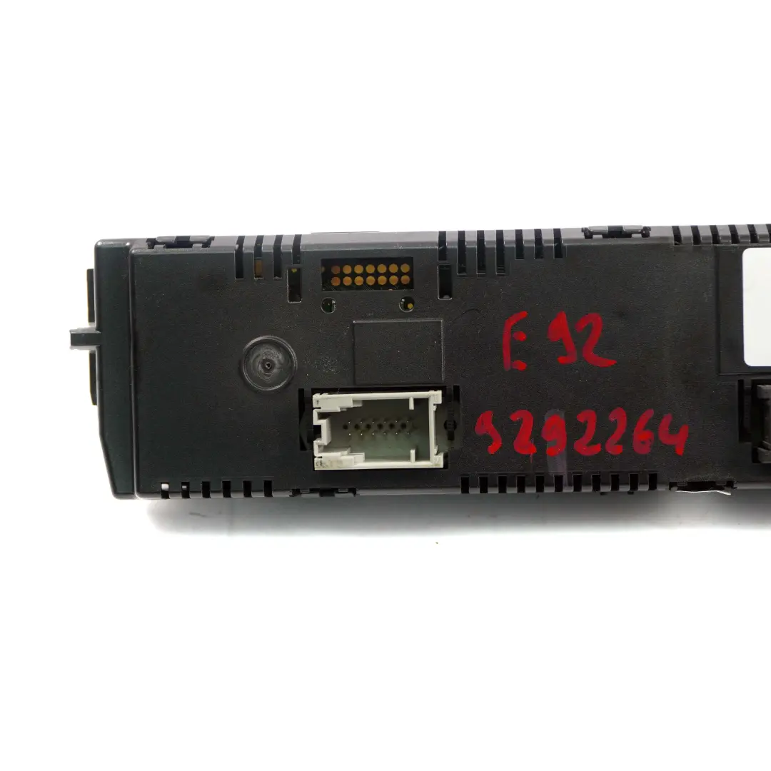 Pannello Controllo Automatico Climatizatore Riscaldament per BMW E92 E93 LCI con numero di parte 9292264 BMW E92 E93 LCI Pannello Controllo Automatico Climatizatore Riscaldament - SKU 9292264 - Numero di parte 9292264