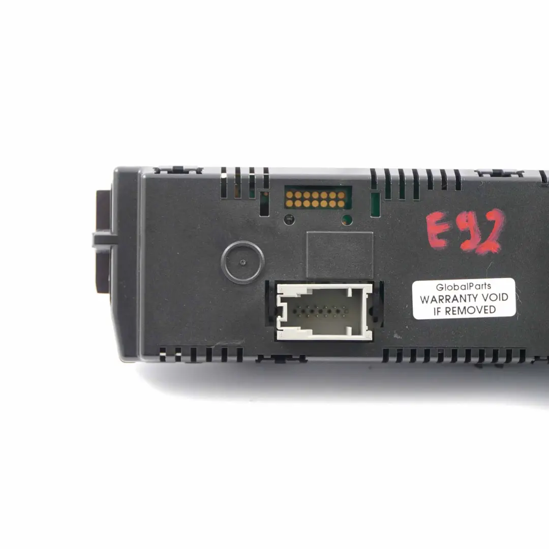 Panel Klimatyzacji Pearlgrey do BMW E92 E93 o numerze 9248583 BMW E92 E93 Panel Klimatyzacji Pearlgrey - SKU 9292267 - Numer Części 9248583