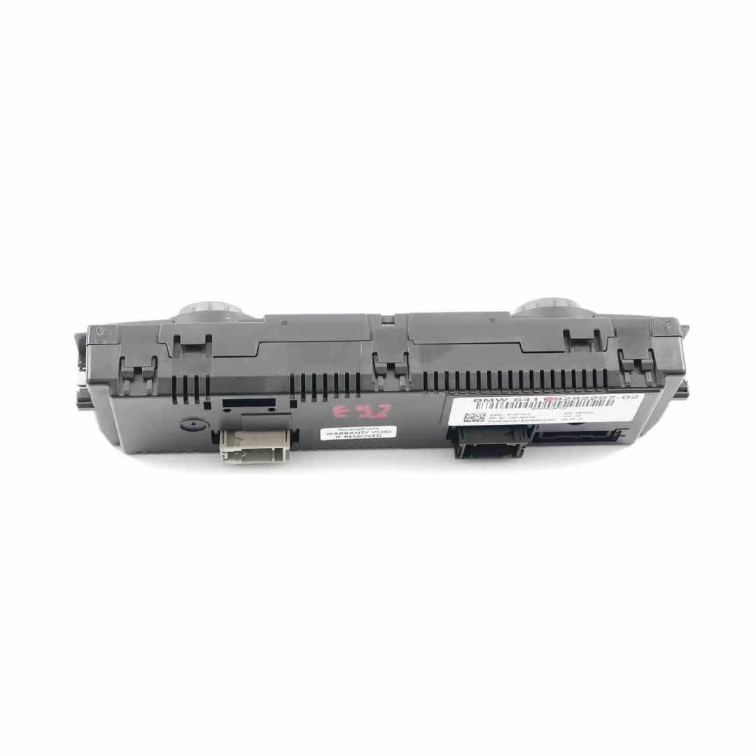 Air Conditioning Control BMW E92 E93 Automatic Panel Chrome Pearlgrey - SKU 9292267 - Part number 9248583