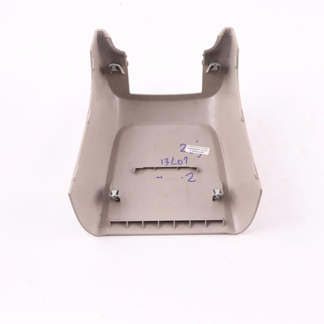 Centre Console Trim Panel Rear Carum Grey to BMW i3 I01 Cover with Part number 9292458 BMW i3 I01 Cover Centre Console Trim Panel Rear Carum Grey - SKU 9292458-2 - Part number 9292458