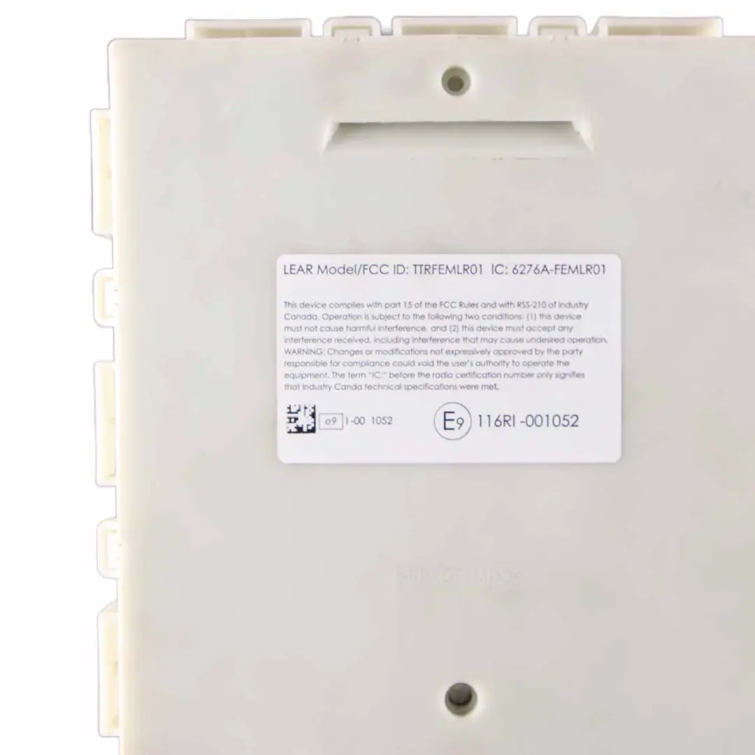 Unité contrôle module électronique frontal FEM pour BMW F20 F21 F22 F30 F31 à propos du numéro de pièce 9292656 BMW F20 F21 F22 F30 F31 Unité contrôle module électronique frontal FEM - SKU 9292656 - Numéro de pièce 9292656