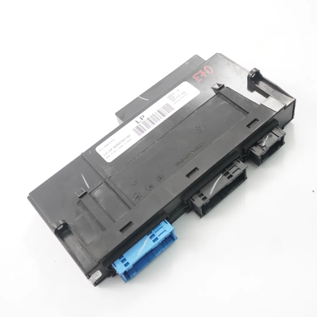BMW X5 E70 Modulo controllo corpo Scatola giunzione PL4 JBBFEIII R ECU - SKU 9292707 - Numero di parte 9292707
