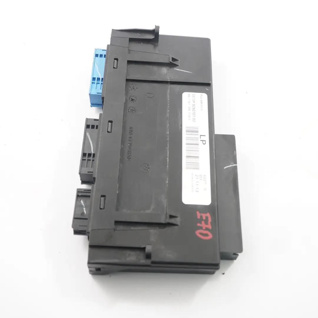 BMW X5 E70 Body Control Module Unit Junction Box PL4 JBBFEIII R ECU - SKU 9292707 - Part number 9292707