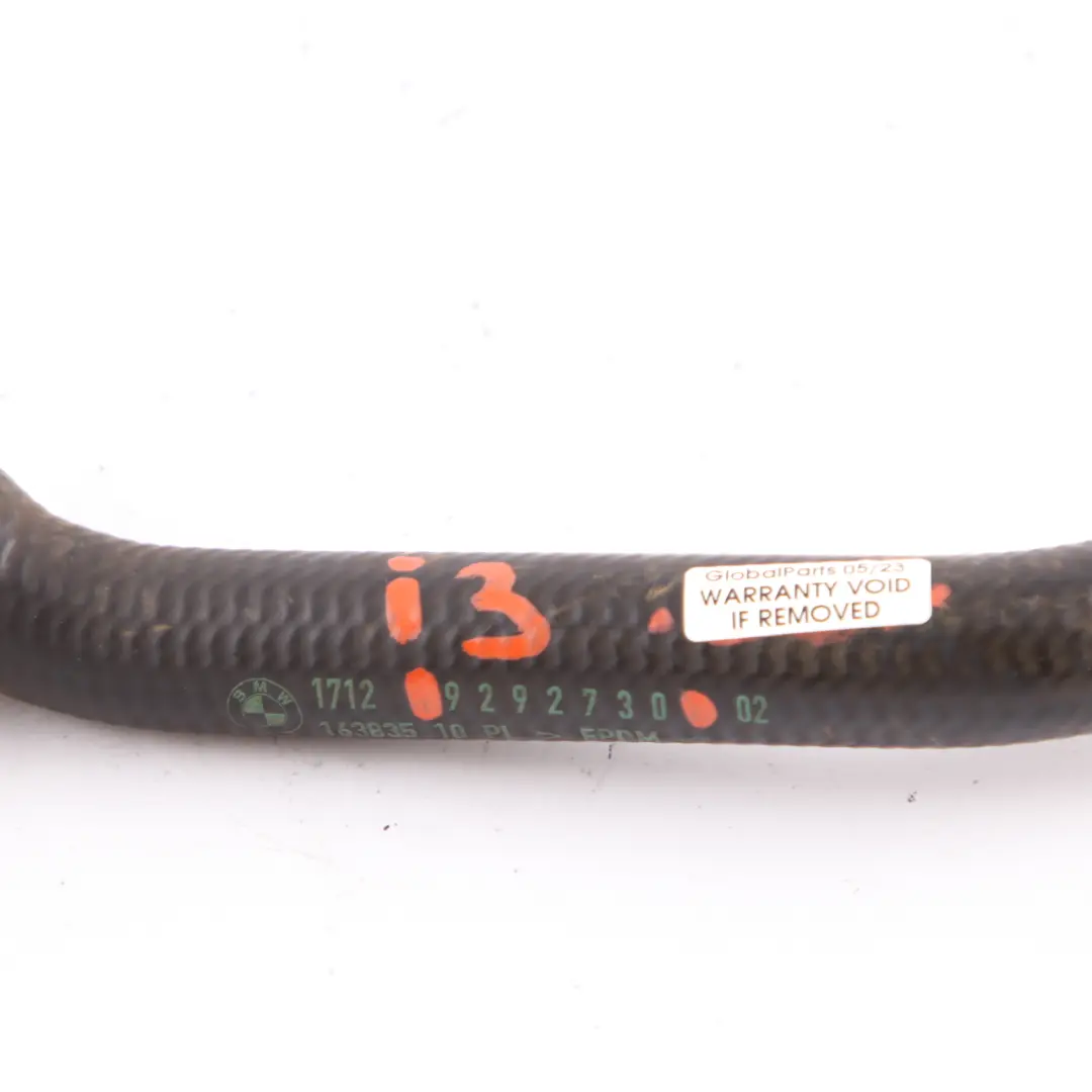 BMW i3 I01 Przewód Rura Wąż Chłodnicy Wody - SKU 9292730 - Numer Części 9292730