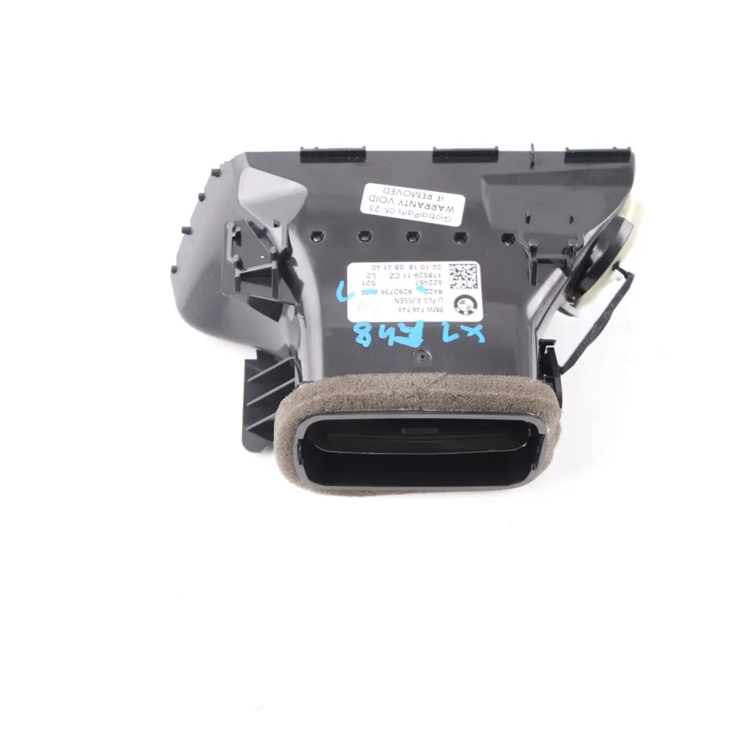 Luftauslass BMW X2 F39 X1 F48 Armaturenbrett Luft Frischluftgitter links Düse für mit Teilenummer 9292739 Luftauslass BMW X2 F39 X1 F48 Armaturenbrett Luft Frischluftgitter links Düse - SKU 9292739-1 - Teilenummer 9292739